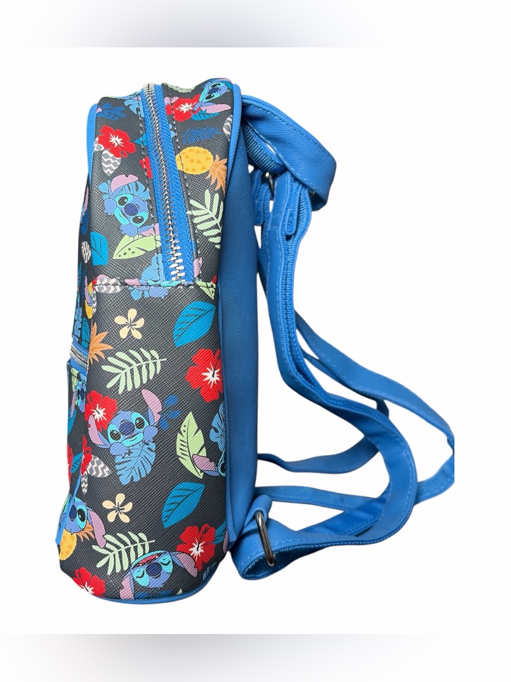 NWOT Disney Lilo & Stitch Tropical Print Mini Backpack and Card Holder Set - Picture 4 of 7
